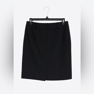 Talbots Petites Pencil Skirt Sz 4 | Black | Lined | Belt Loops | Classic Fit